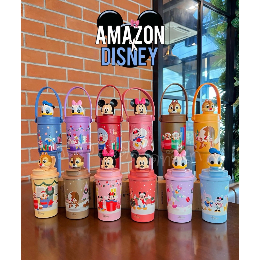 NEW‼️ พร้อมส่ง แก้วสเตนเลส MICKEY and FRIEND ❤️ – โปรปัง