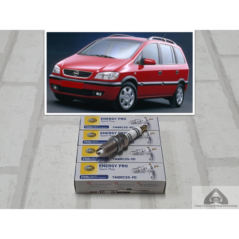 หัวเทียน Chevrolet Zafira ( 1999 - 2006 ) รุ่น 1.8 จำนวน 4 หัว ขั้วยิธเทรียม ระยะใช้งาน 40,000 กม : 