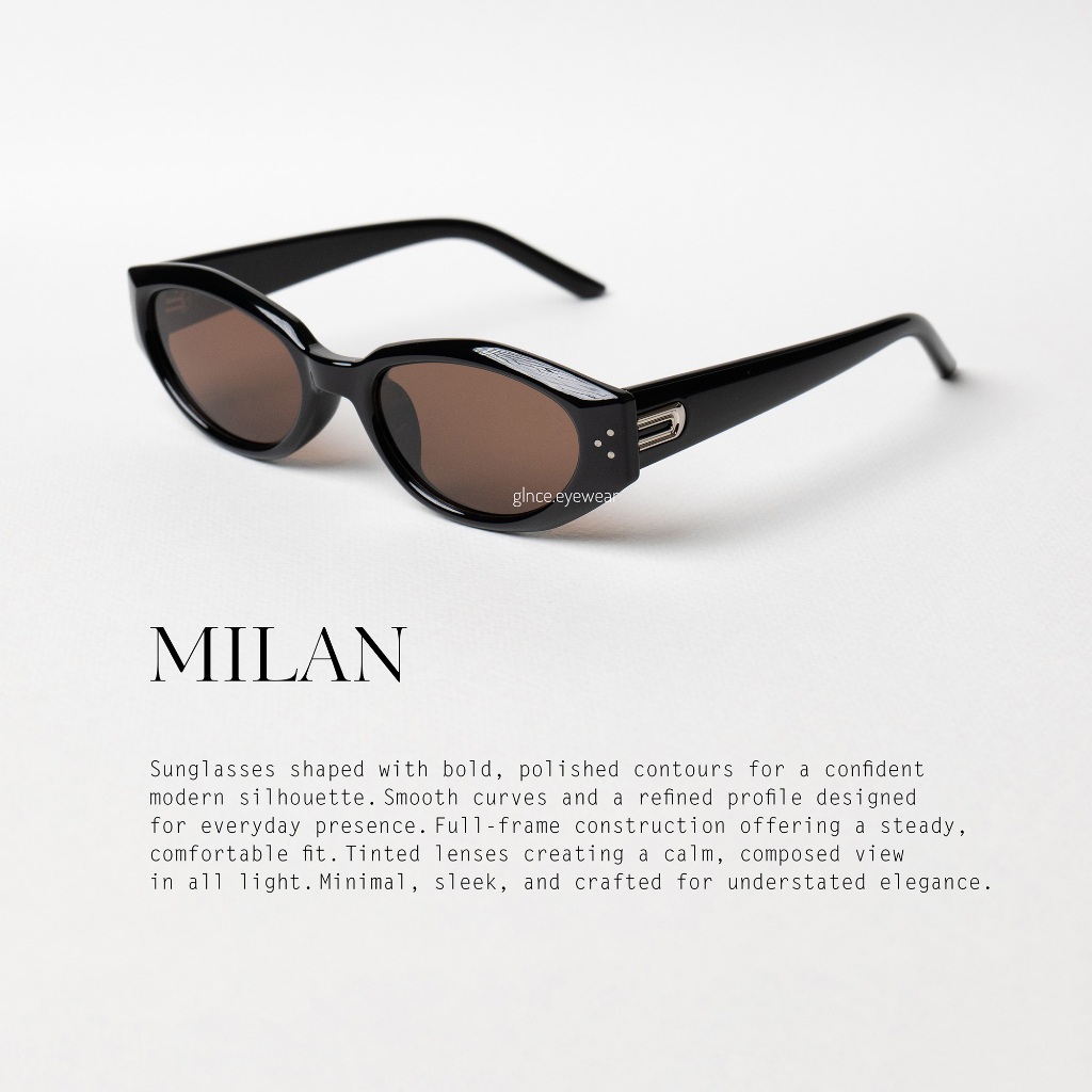 แว่นตากันแดด glnce รุ่น MILAN แว่นกันแดด UV400