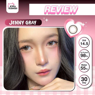 🔥คอนแทคเลนส์💗ขนาดกลาง💗Jenny (kittykawaii) สี : Brown / Gray / Light Brown