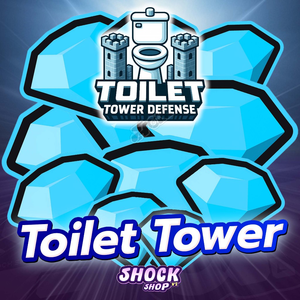 การ์ดเกมแมพ Toilet tower defense เพชร 5,000,000เพชร-60,000เพชร การ์ดสวยภาพคมชัด