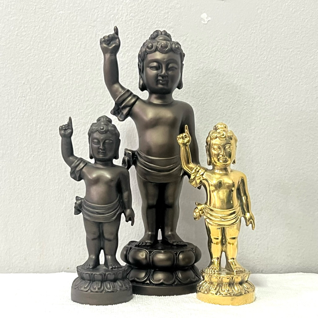 พระพุทธเจ้าน้อย BABY BUDDHA เบบี้บุชด้า พระพุทธเจ้า ทำจากทองเหลือง คือ องค์สัมมาสัมพุทธเจ้าในตอนประสูติ