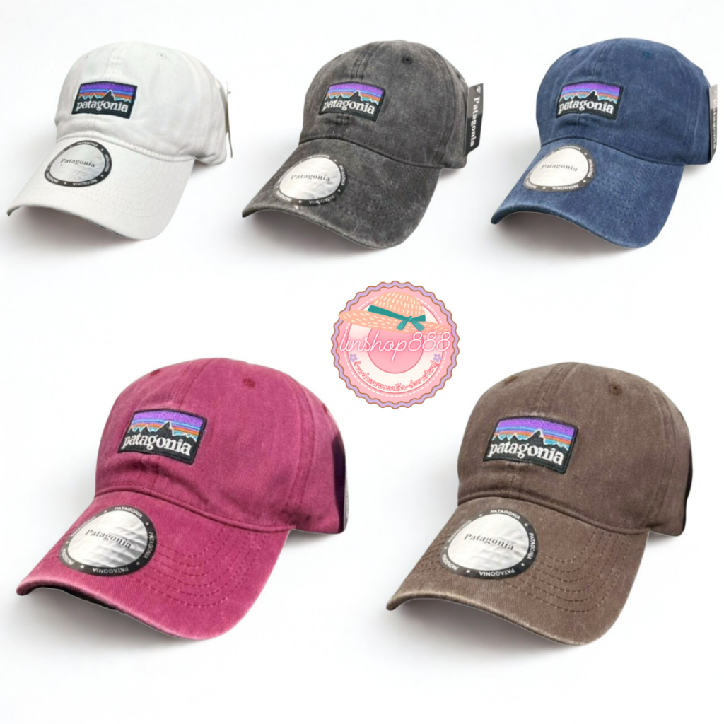 หมวกแก๊ป เบสบอล ปัก Patagonia มีให้เลือก 5 สี SNAPBACK ปีกโค้ง พร้อมส่งในไทย