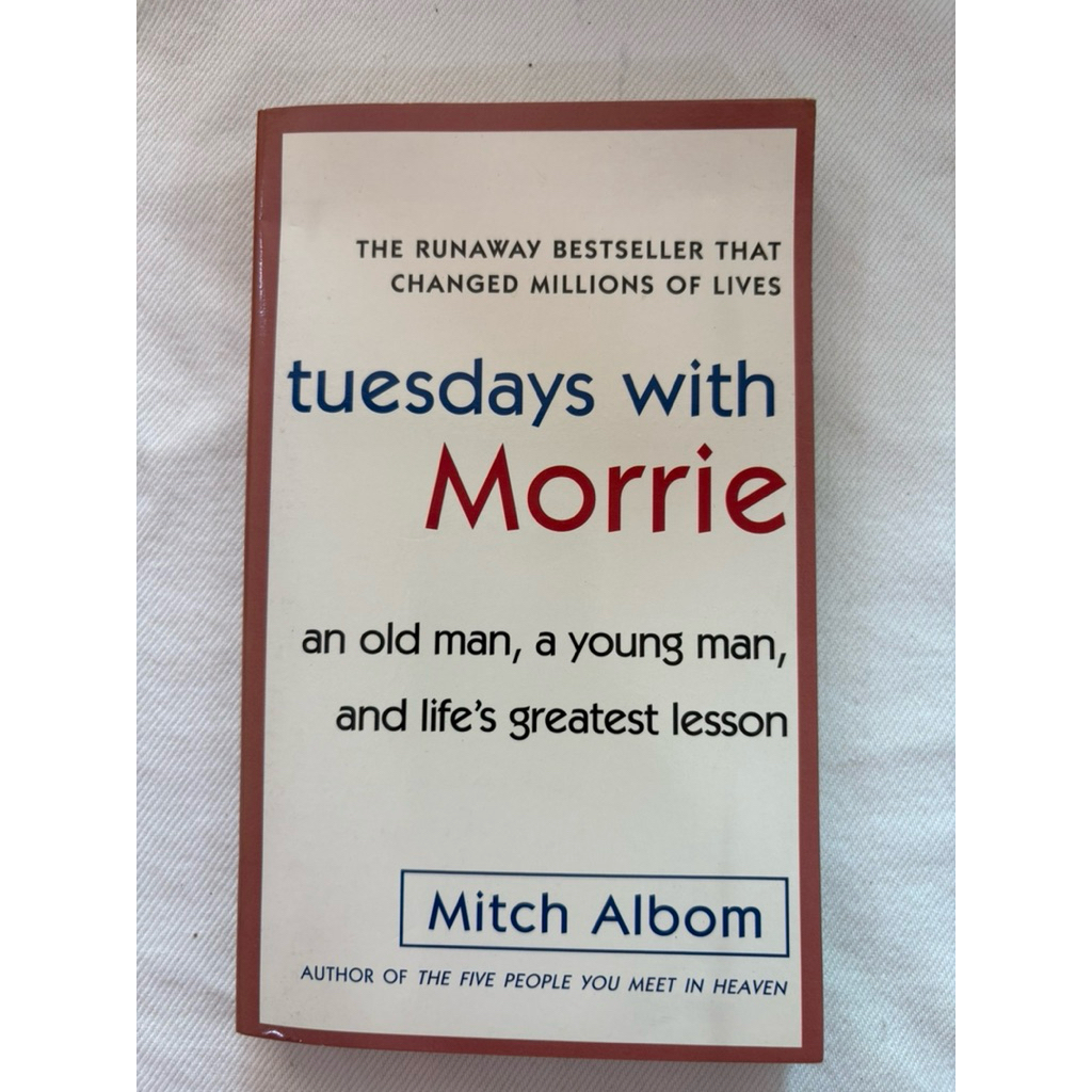 (พร้อมส่ง มือสอง) Tuesdays with Morrie ฉบับภาษาอังกฤษ มือสอง