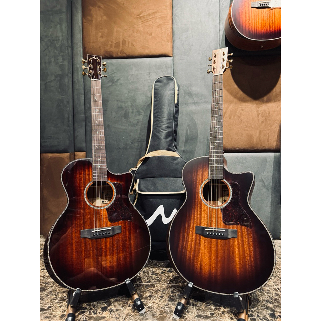 กีต้าร์โปร่ง Most M-03 all solid ไม้แท้ทั้งตัว ขนาด41นิ้ว มีอาร์มเรส กันแขนเจ็บงานเนี๊ยบ เสียงดีคอเล