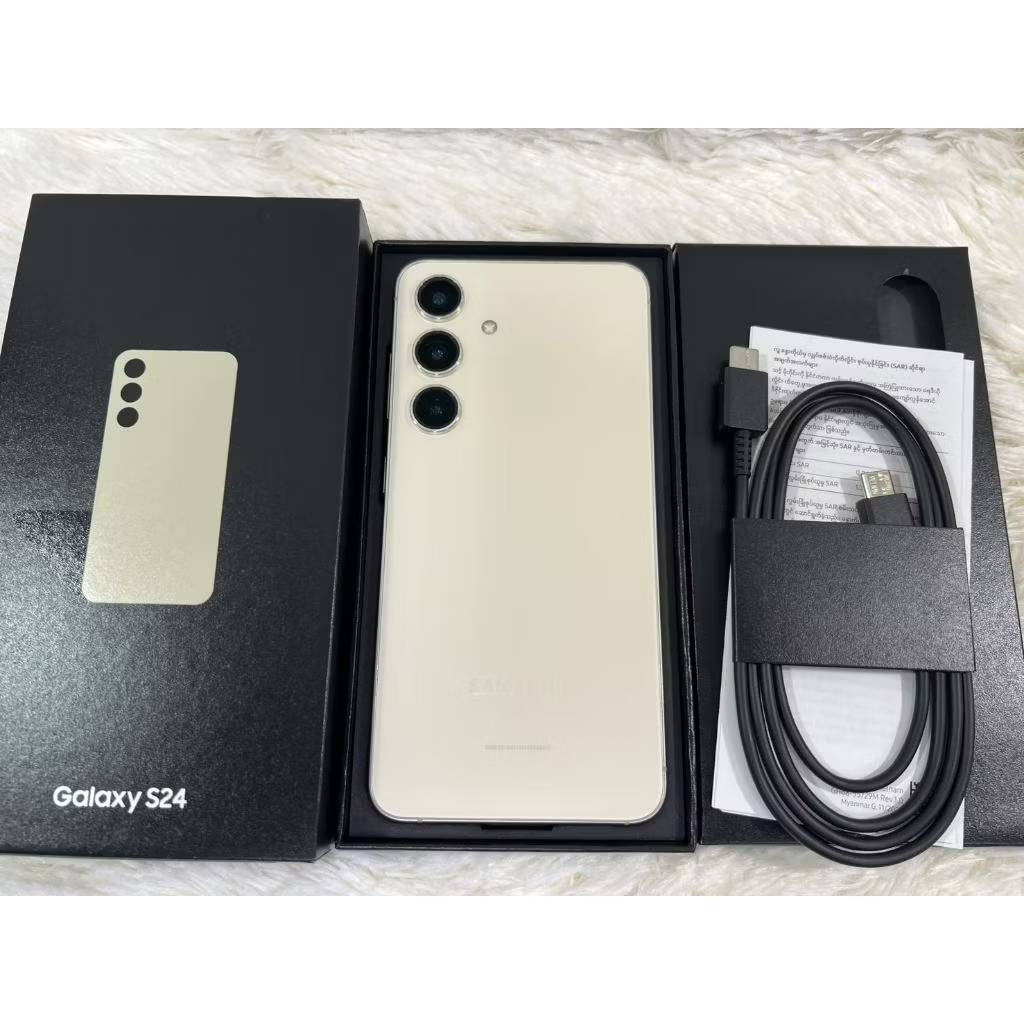 มือสอง สภาพสวย Samsung S24 ram8/256GB อุปกรณ์ครบกล่อง ประกันร้าน 7 วัน