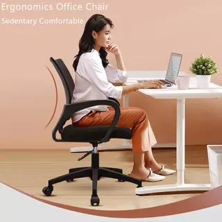 เก้าอี้ทำงาน ergonomic พนักเมชระบายอากาศ ปรับระดับได้ หมุน360° ออฟฟิศ/บ้าน/เล่นเกม เก้าอี้คอมพิวเตอร์