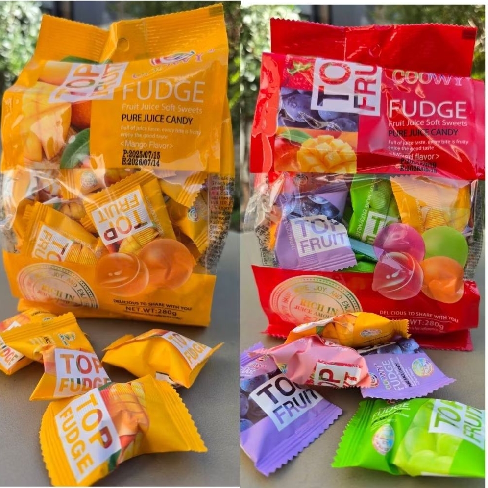 เยลลี่ Top Fruit เวียดนาม มะม่วง คละรส  (280 กรัม) | ผลไม้สุดฮิต ของฝากจากเวียดนาม นำเข้าแท้💯