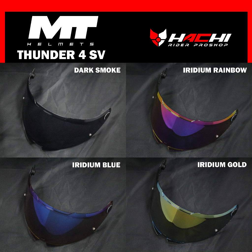 ชิลด์หน้าหมวกกันน็อค  MT VISOR รุ่น THUNDER 4 SV