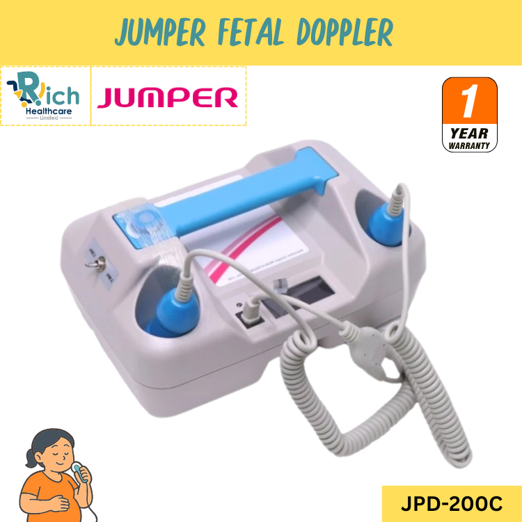 Jumper Fetal Doppler รุ่น JPD-200C เครื่องตรวจการเต้นหัวใจทารกในครรภ์ [1 Year Warranty]