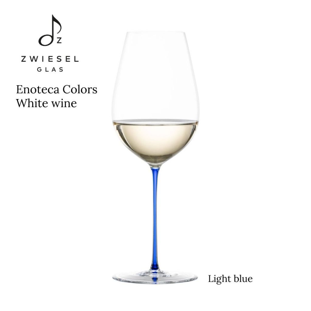 ZWIESEL GLAS Handmade Enoteca Colors White wine glass set 1 pc. with box (Red/Green/Blue)