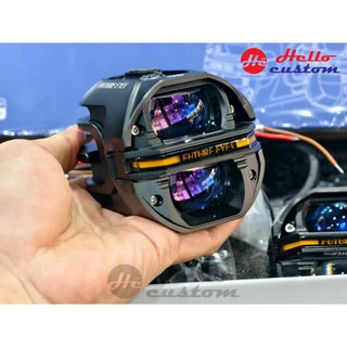 ไฟสปอร์ตไลท์ FUTURE EYES X80 Pro (มีไฟเลี้ยวในตัว) 120W รับประกัน 1ปี ของแท้ 100% ไฟ LED สปอร์ตไลท์