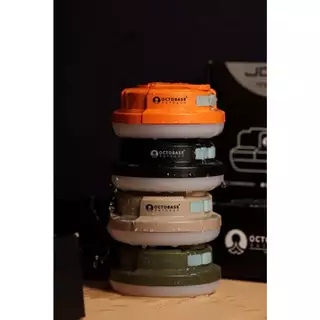 New Octobase LED JOHNX Mini UFO ตะเกียง แคมป์ปิ้ง รุ่นใหม่ พร้อมกระเป๋าจัดเก็บ พกพา สะดวก