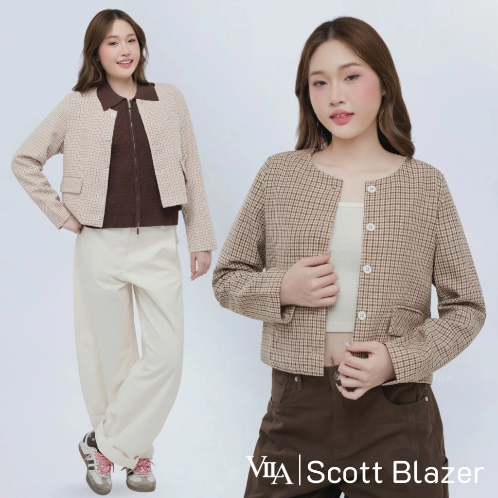 VILA | Scott Blazer VL118 เสื้อเเขนยาว