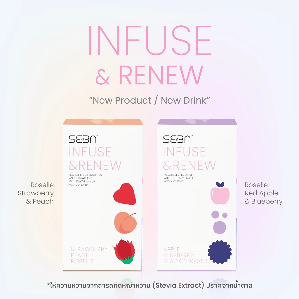 ใหม่! เปลี่ยนการดื่มน้ำแบบเดิมๆ ให้มีสีสันด้วย Infuse & Renew | SEEN | ซีน | ชาอินฟิวล์ | Infuse Water