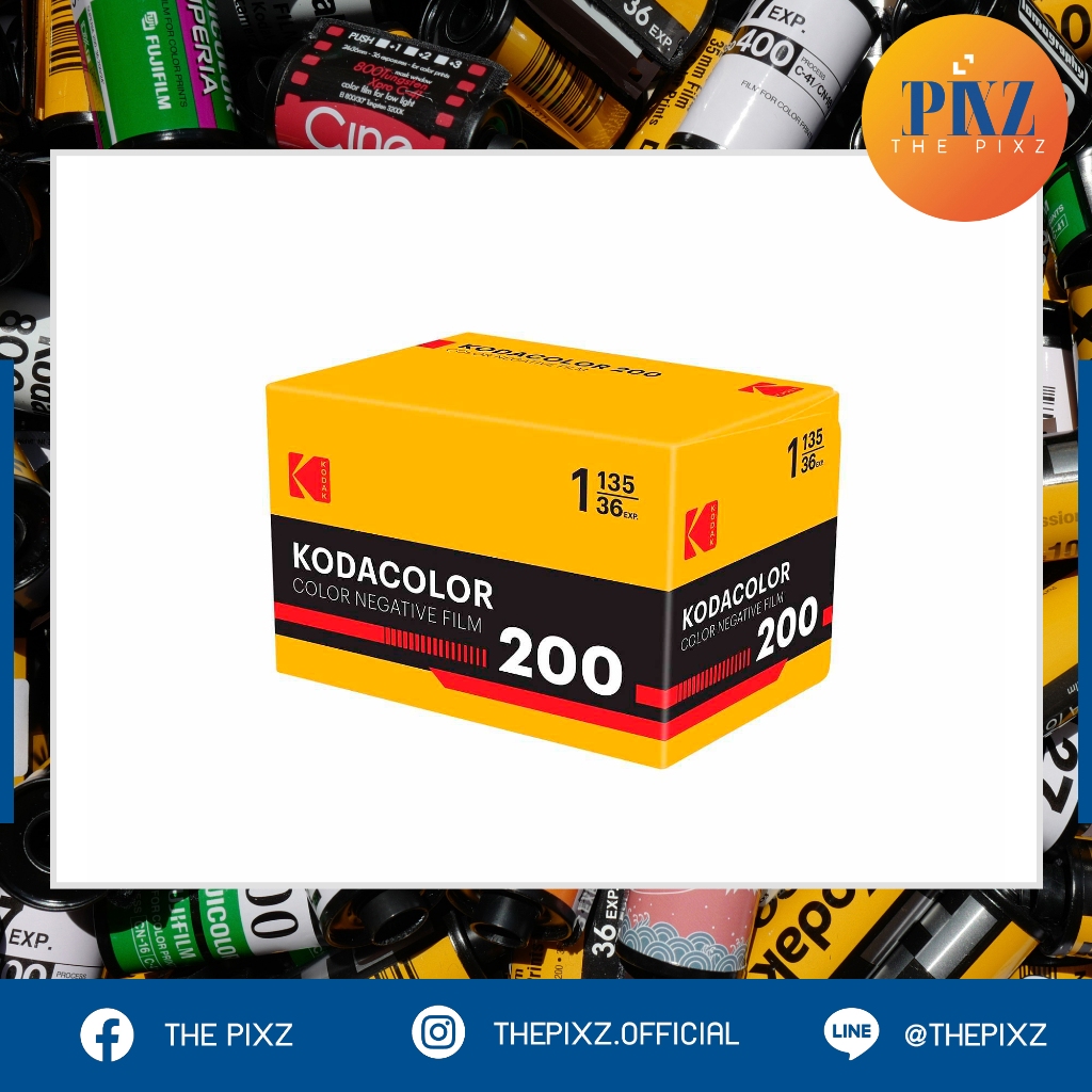ฟิล์ม KODACOLOR ISO 200 35mm 36exp ฟิล์มสี