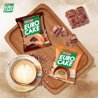 [เซต3] ยูโร่ คัสตาร์ดเค้ก EURO CUSTARD CAKE 15 g x 12 ชิ้น