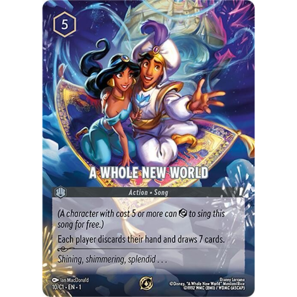 Disney Lorcana - Challenge - A Whole New World Promo Card 10/C1 EN 1 - Non Foil