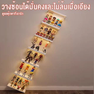 Wise ตู้อะคริลิคใส กล่องใส่โมเดล Labubu ชั้นวางโมเดล ตู้โชว์โมเดล PET ตู้ป๊อปมาร์ท ตู้ใส่โมเดล ตู้โชว์ตุ๊กตา