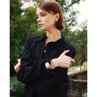 Adornment Club - Mesh/Mute earrings ต่างหูl nickel free, waterproof, long-lasting