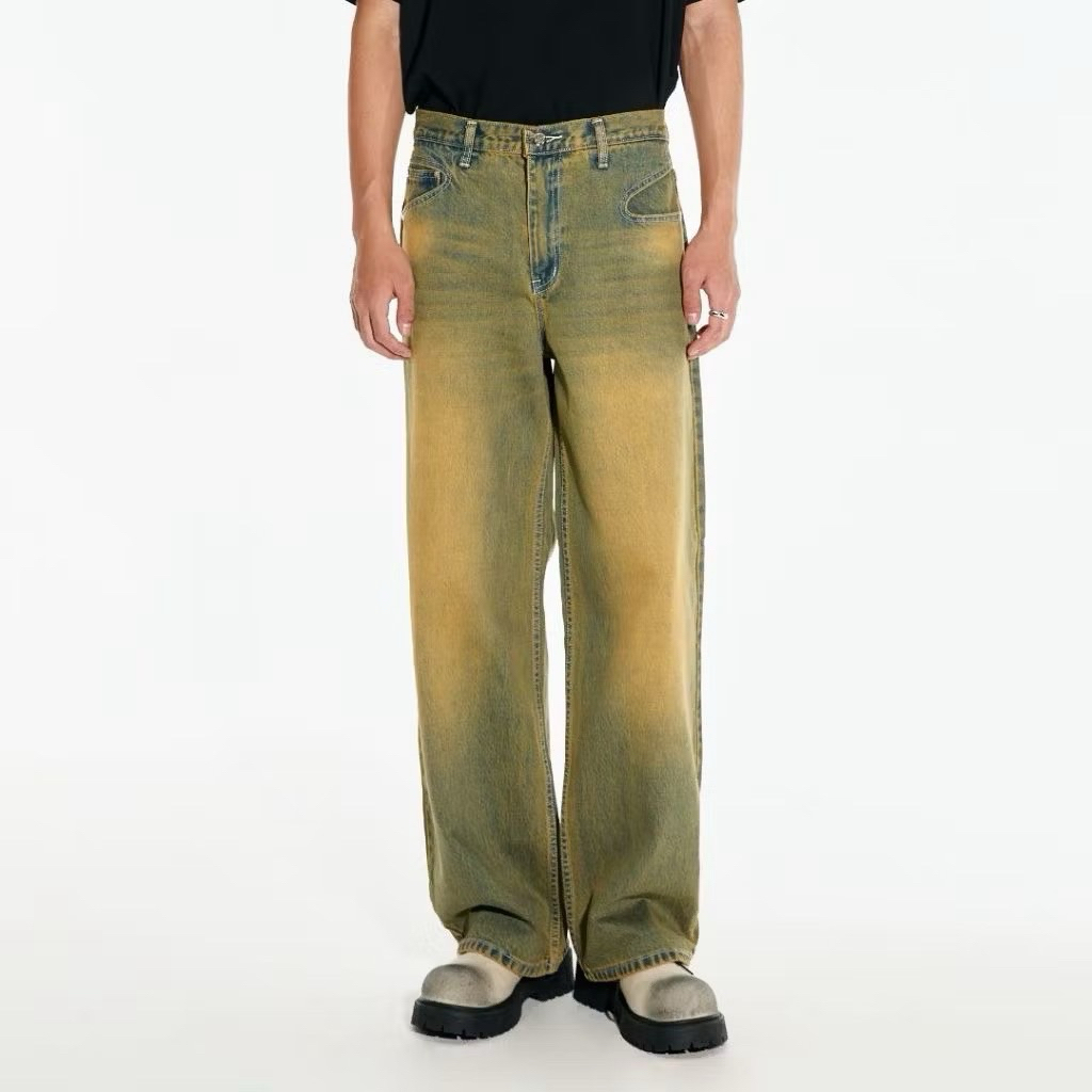 กางเกงยีนส์Mergeสีmoonlight