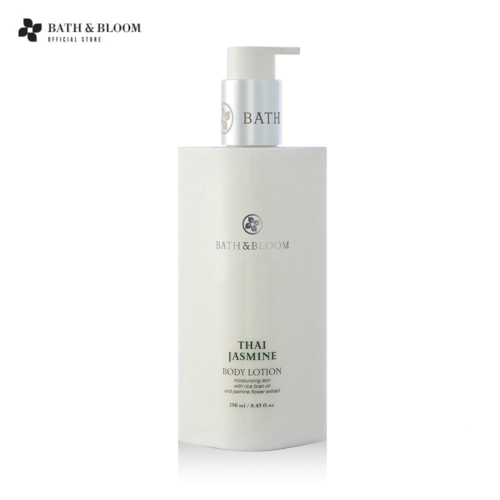 BATH & BLOOM Thai Jasmine Body Lotion บาธ แอนด์ บลูม โลชั่นบำรุงผิวกาย สำหรับผิวแห้ง กลิ่นดอกมะลิไทย