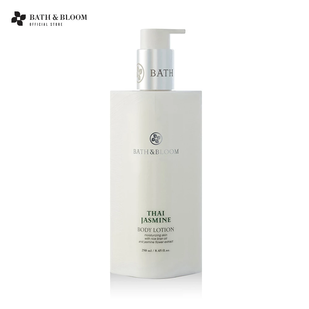 BATH & BLOOM Thai Jasmine Body Lotion บาธ แอนด์ บลูม โลชั่นบำรุงผิวกาย สำหรับผิวแห้ง กลิ่นดอกมะลิไทย