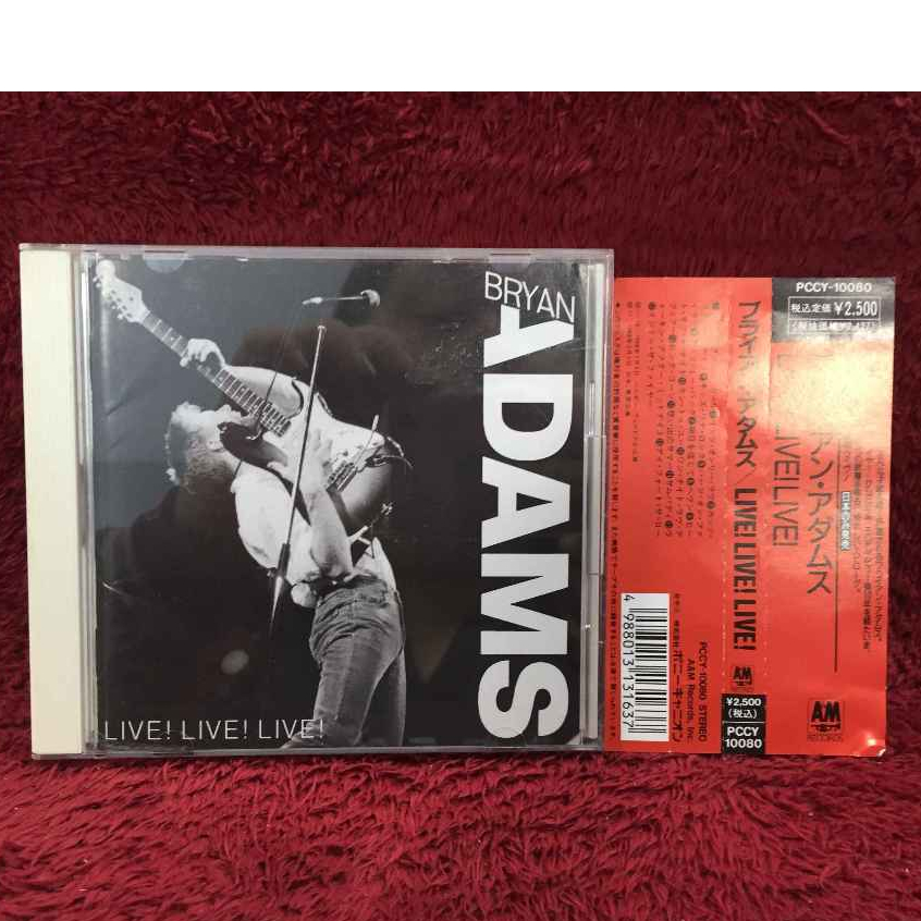 CD Bryan Adams - Live! Live! Live! สภาพตามรูปปก AA235-89