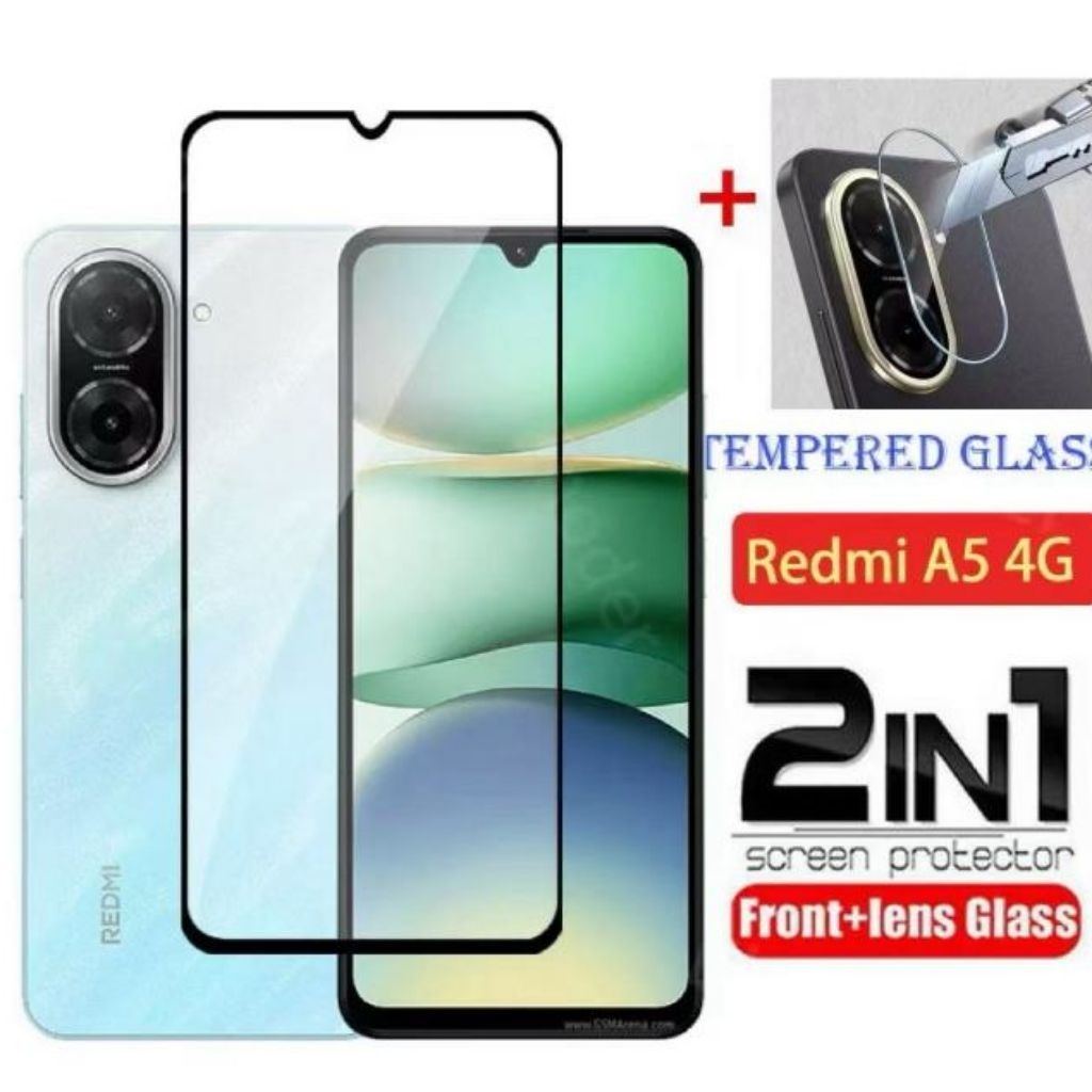 🔥ส่งตรงจากไทย🔥ฟิล์มกระจก เต็มจอ สำหรับ Xiaomi Redmi A5 / Poco C71 ฟิล์มกระจก ดำ