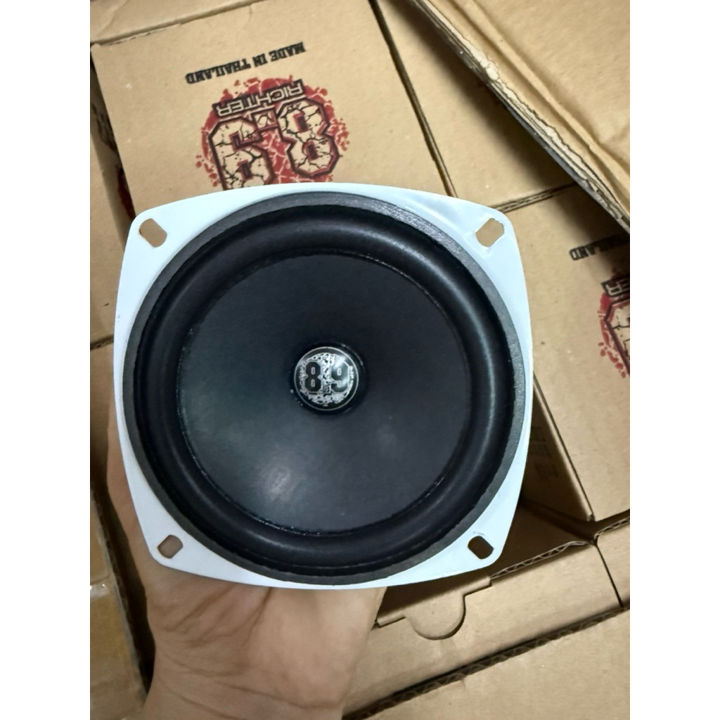 เสียงกลาง 4 นิ้ว8.9 Richter แท้แน่นอน รัปกระกันแท้💯💯💯  ลำโพงเสียงกลาง 4นิ้ว 8.9 ริกเตอร์ 40วัตต์ 8โอ