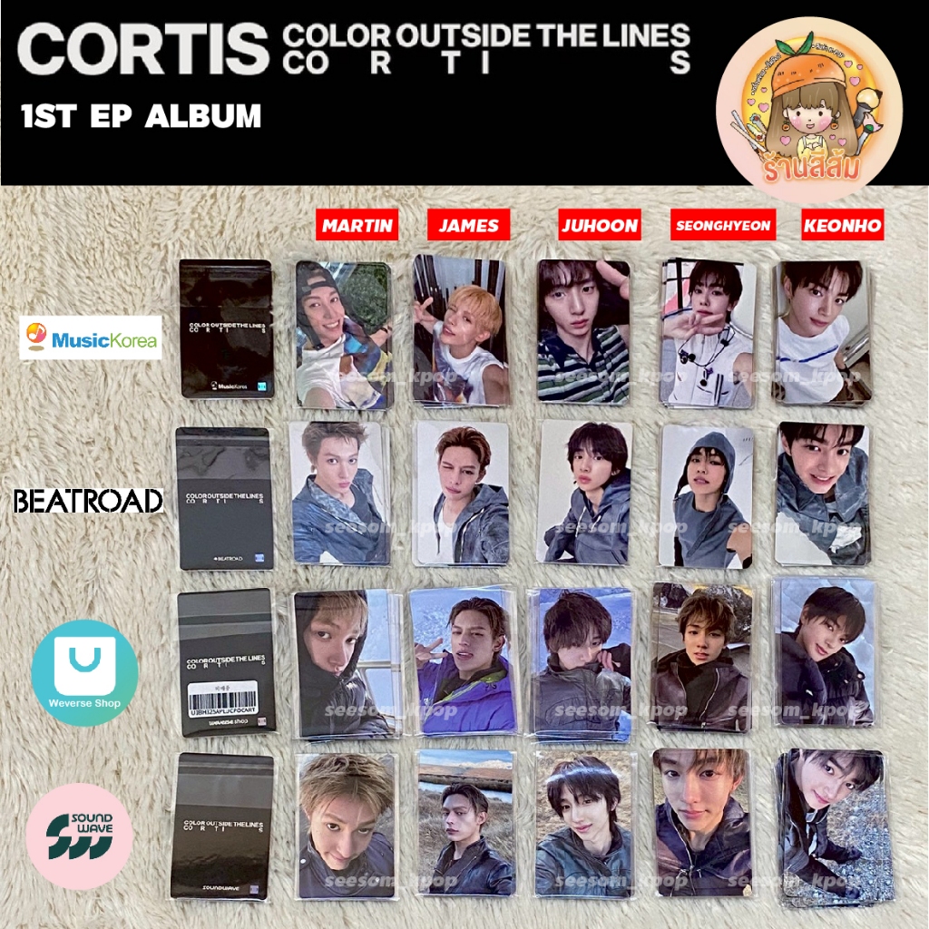 [พร้อมส่ง] โฟโต้การ์ด PHOTOCARD การ์ด POB - CORTIS การ์ด lucky draw รอบ2