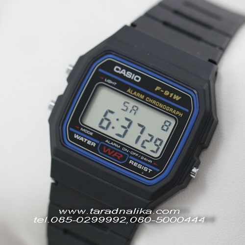 าฬิกา CASIO digital F-91W-1DG (ประกันศูนย์ CMG)