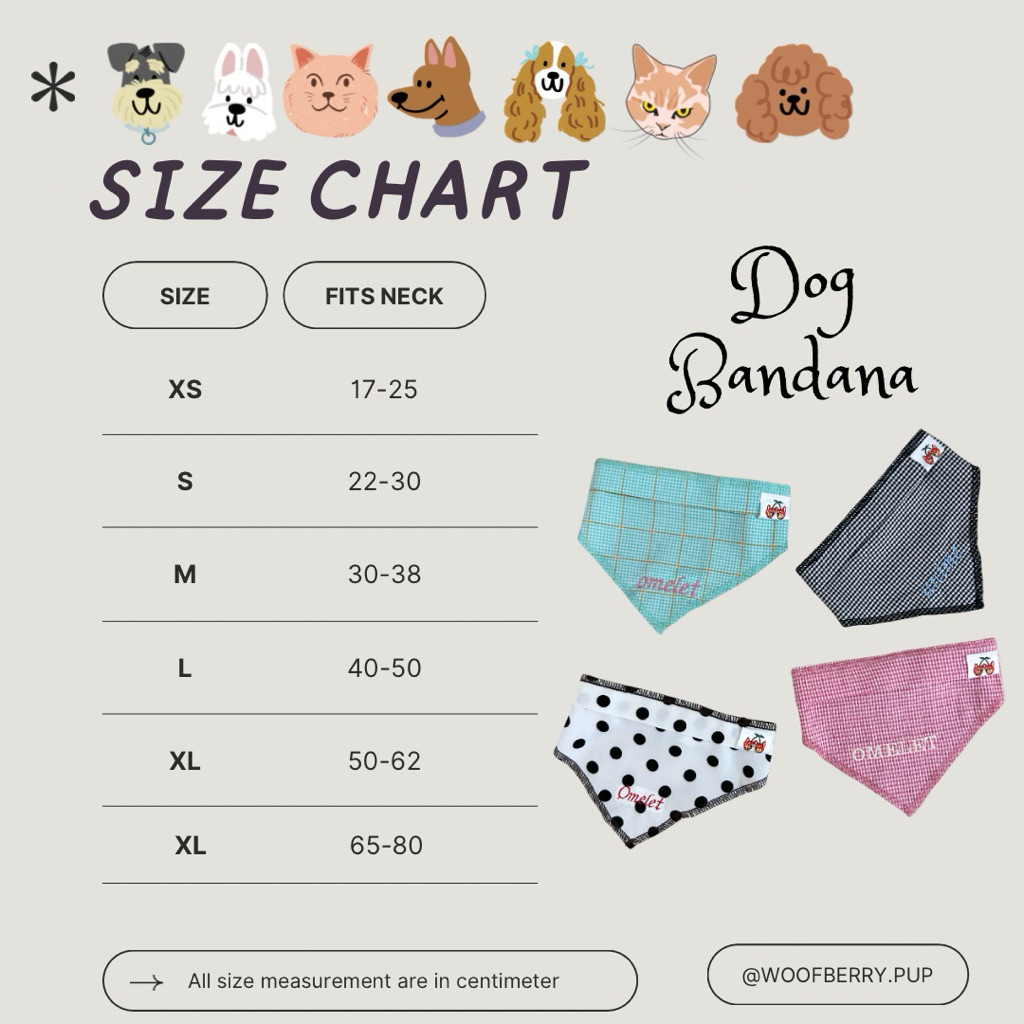 Pet Bandana ผ้าพันคอสัตว์เลี้ยง ผ้าพันคอน้องหมา น้องแมว ปักชื่อฟรี แจ้งชื่อทางข้อความ ราคา ถูกที่สุด ดีลบีเคเค แกลเลอรีภาพที่ 7