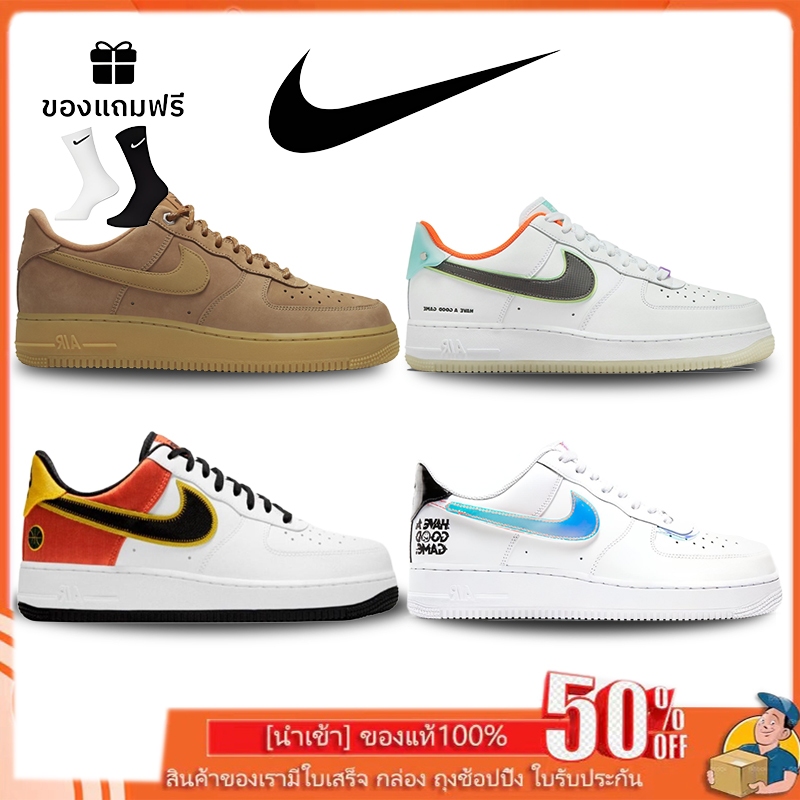 แท้☑ Air Force 1 Low '07 LV8  สี Sneakers👟 รองเท้าผ้าใบหุ้มข้อต่ำ SASOM