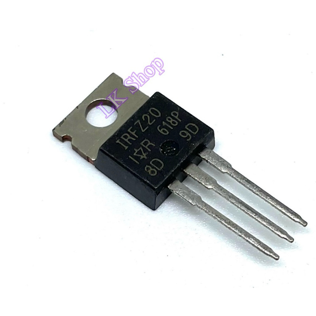 IRFZ20 IRFZ มอสเฟต  TO-220 MOSFET N-Channel แพ็ค 5 ชิ้น