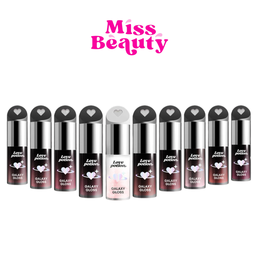 (1 ชิ้น) LOVE POTION Galaxy Gloss Lip Oil เลิฟ โพชั่น กาแล็กซี กลอส ลิป ออย 3 กรัม