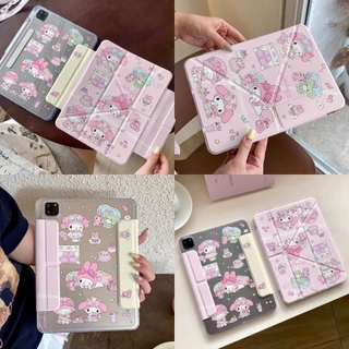 🔥พร้อมส่ง🔥เคส iPad แบบพับได้รูปตัว Y Air7 Air8 ที่ใส่ปากกา Melody ริลักกูมะ ลูกสุนัข เคส iPad Gen11