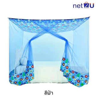มุ้งกันยุง หลังคาโพลีมีประตู 6ฟุต 8ฟุต สินค้าโรงงานไทย NETTO