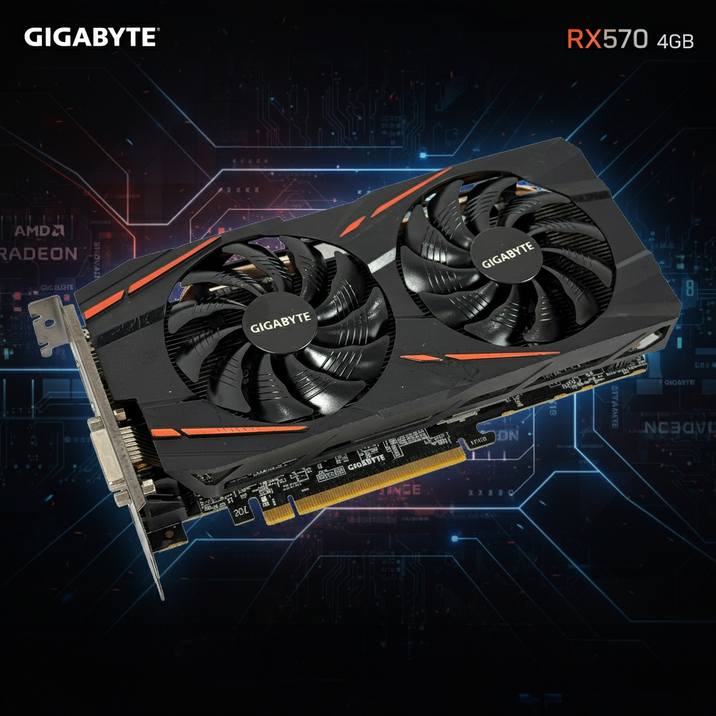 🔥 การ์ดจอเล่นเกม Gigabyte RX 570 4GB 🔥 มือสอง สภาพนางฟ้า ประกันยาว 90 วัน
