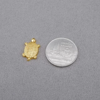 (สินค้าสมนาคุณ) เต่ามงคลนำโชค ซุบสีทอง 18k ของขวัญพิเศษ จำนวนจำกัด แถมฟรี! สำหรับลูกค้า Gray & Gold Jewelry