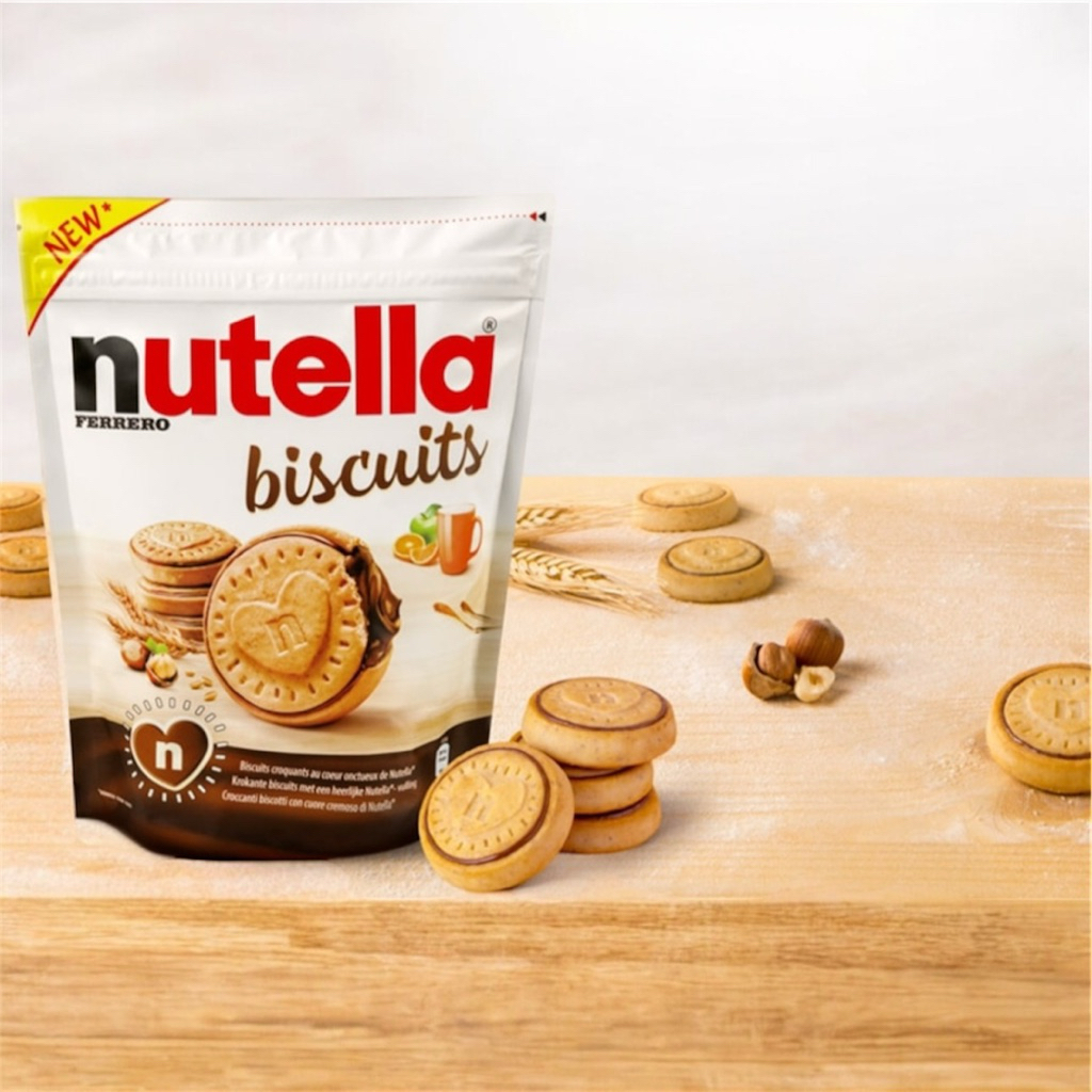 Nutella biscuits 193/276/304g (14/20/22 ชิ้น) exp 04/26พร้อมส่ง!!! มีโค๊ดส่งฟรี