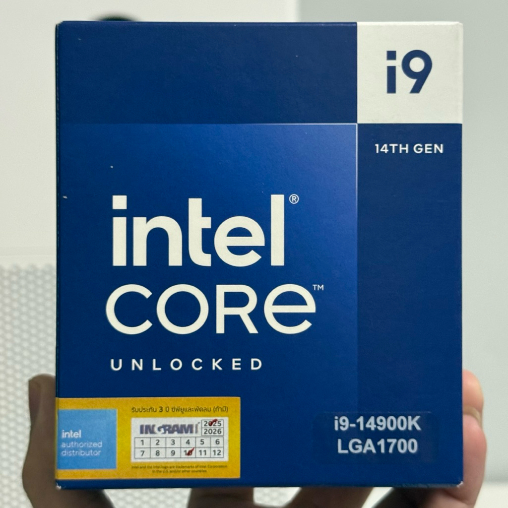 CPU intel core i9 14900k SP94 ไม่เคย OC ประกันยาว