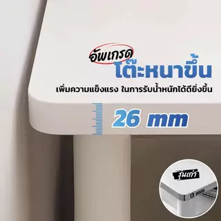 🔥【มีของพร้อมส่ง】โต๊ะอ่านหนังสือ โต๊ะทำงานสีขาว โต๊ะคอมพิวเตอร์ สไตล์โมเดิร์น ยาว80/100/120/140CM