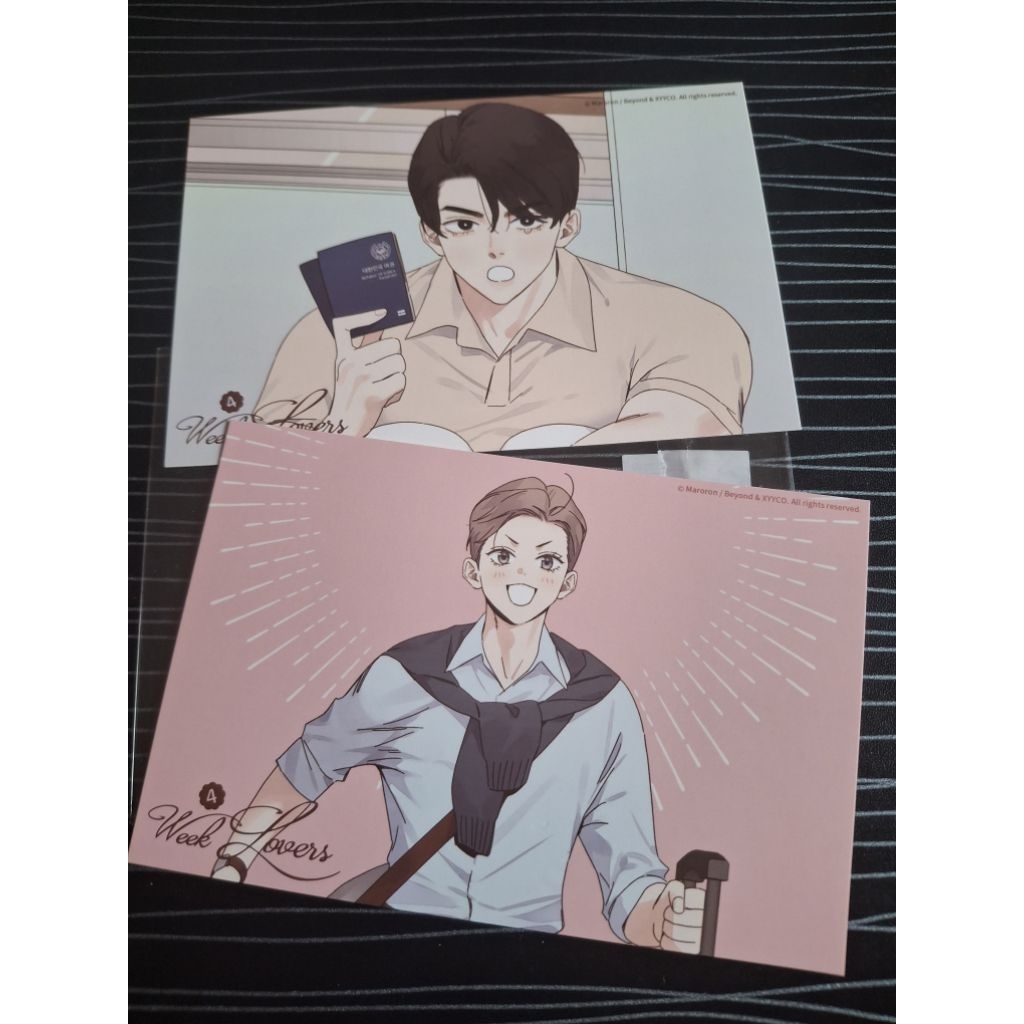 4 Weeks Lover [โปสการ์ด แฟนกัน4สัปดาห์ 2ใบ] ลิขสิทธิ์แท้ พร้อมส่ง