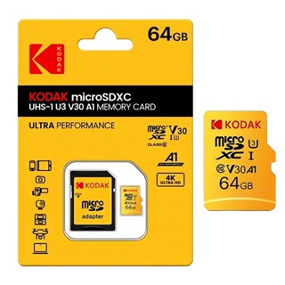 Kodak High Speed 64GB Micro SD Card U3 V30 Class 10 up to 10…