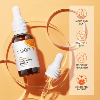SADOER-Vitamin C Brightening Essence เซรั่ม ส้ม 30ml. กล่องขาวส้ม