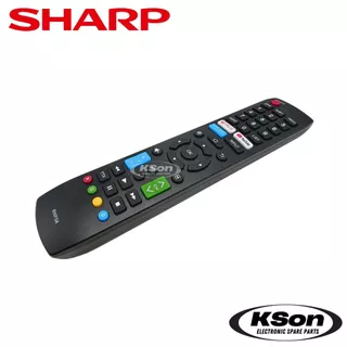 รีโมททีวี สมาร์ททีวี ชาร์ป อะไหล่ทีวี Sharp Smart TV Remote Control รุ่น RNF04