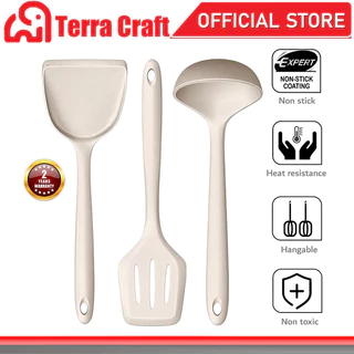 Terra Craft สปัตเตล้าซิลิโคน ทนความร้อน สูง อาหารเกรด ใช้งานได้ทุกประเภทของกระทะ ปลอดภัยและสะดวก