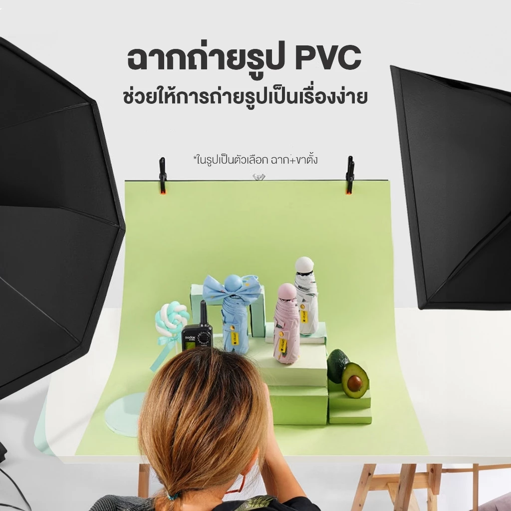 ขาตั้งพื้นหลังถ่ายภาพรูปตัว T 200x150 ซม พร้อมคลิปหนีบและกระเป๋า thumbnail 10