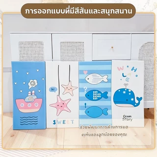แผ่นกันกระแทกผนังสำหรับเด็ก 3/4/8pcs สติกเกอร์วอลเปเปอร์ วอลเปเปอร์ติดผนัง ลายการ์ตูน มีกาวในตัว กันน้ํา